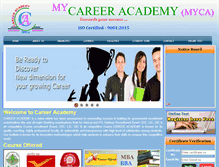 Tablet Screenshot of mycareeracademy.org
